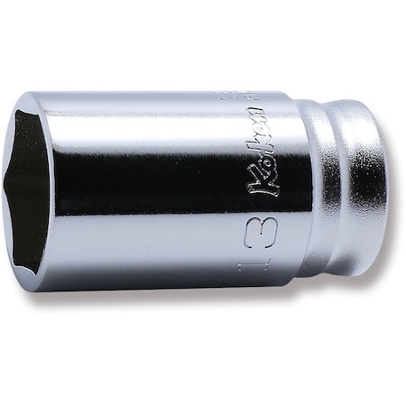 Ko-Ken Socket 13mm 6 Point 30mm Z-series 1/4 Sq. Drive 2300XZ-13